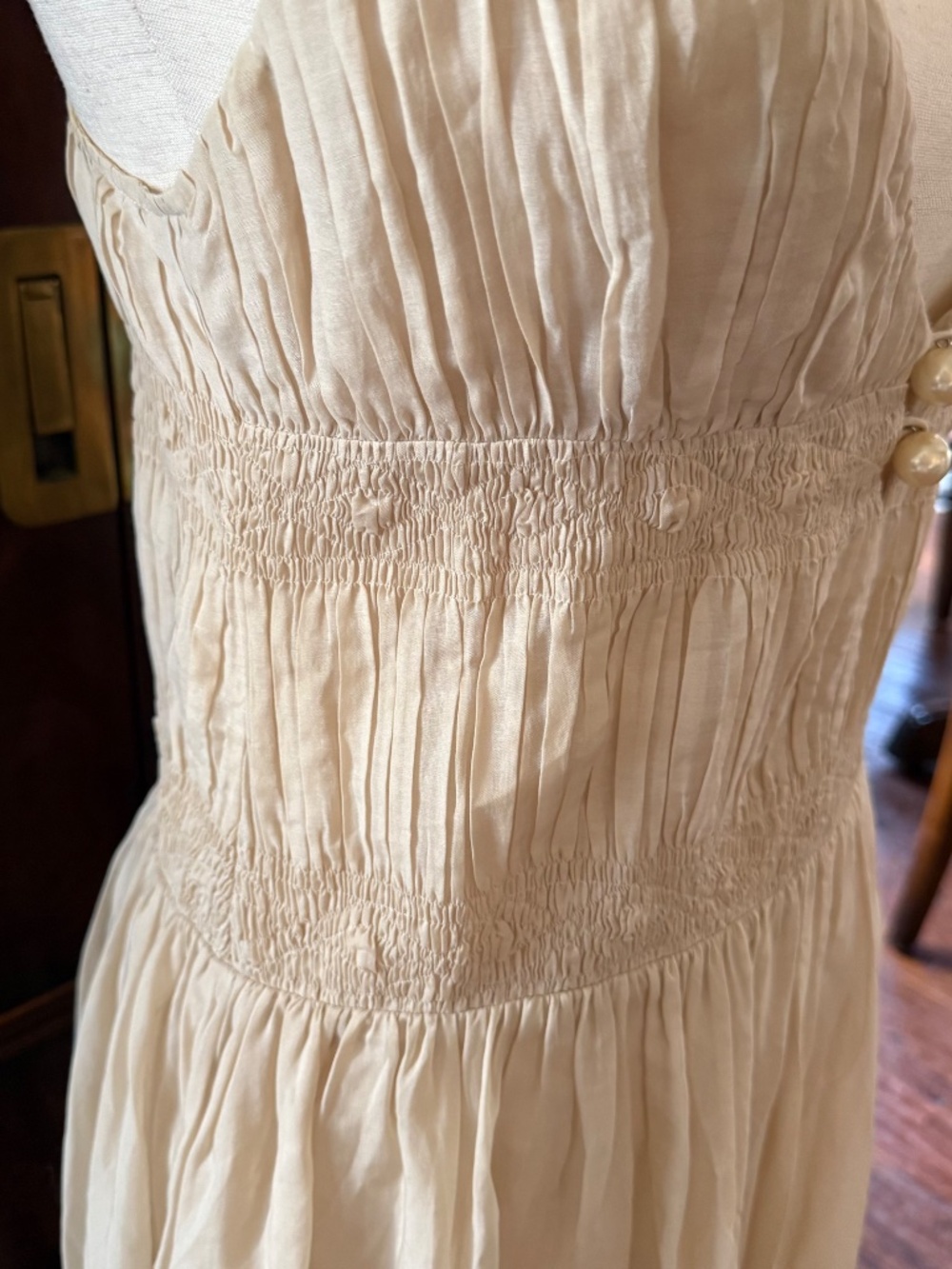 Fiori De Zucca chiffon whimsy dress wedding bridesmaid - Picture 5 of 12